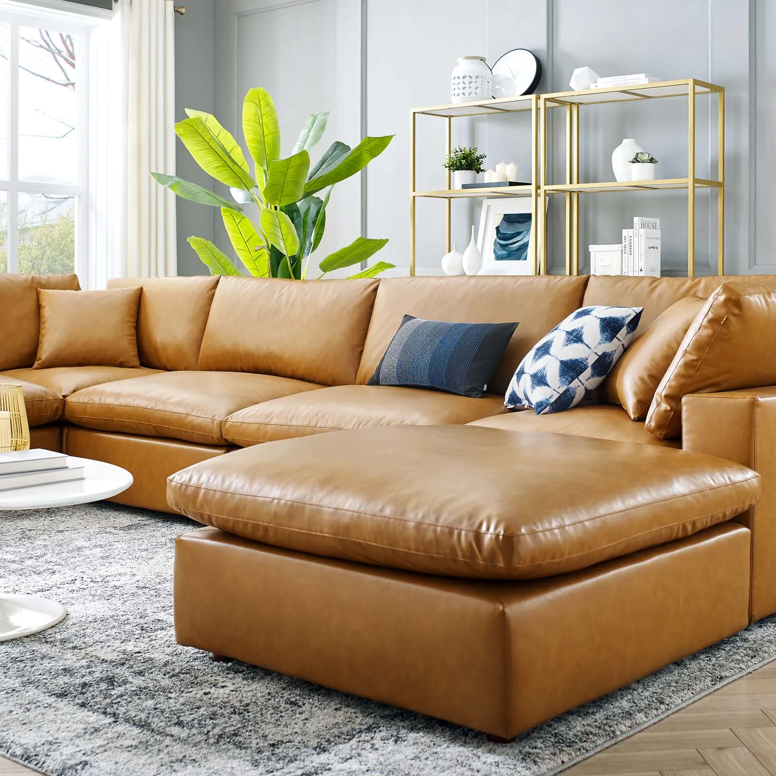 Commix U Shaped Reclining Sectional by Modway