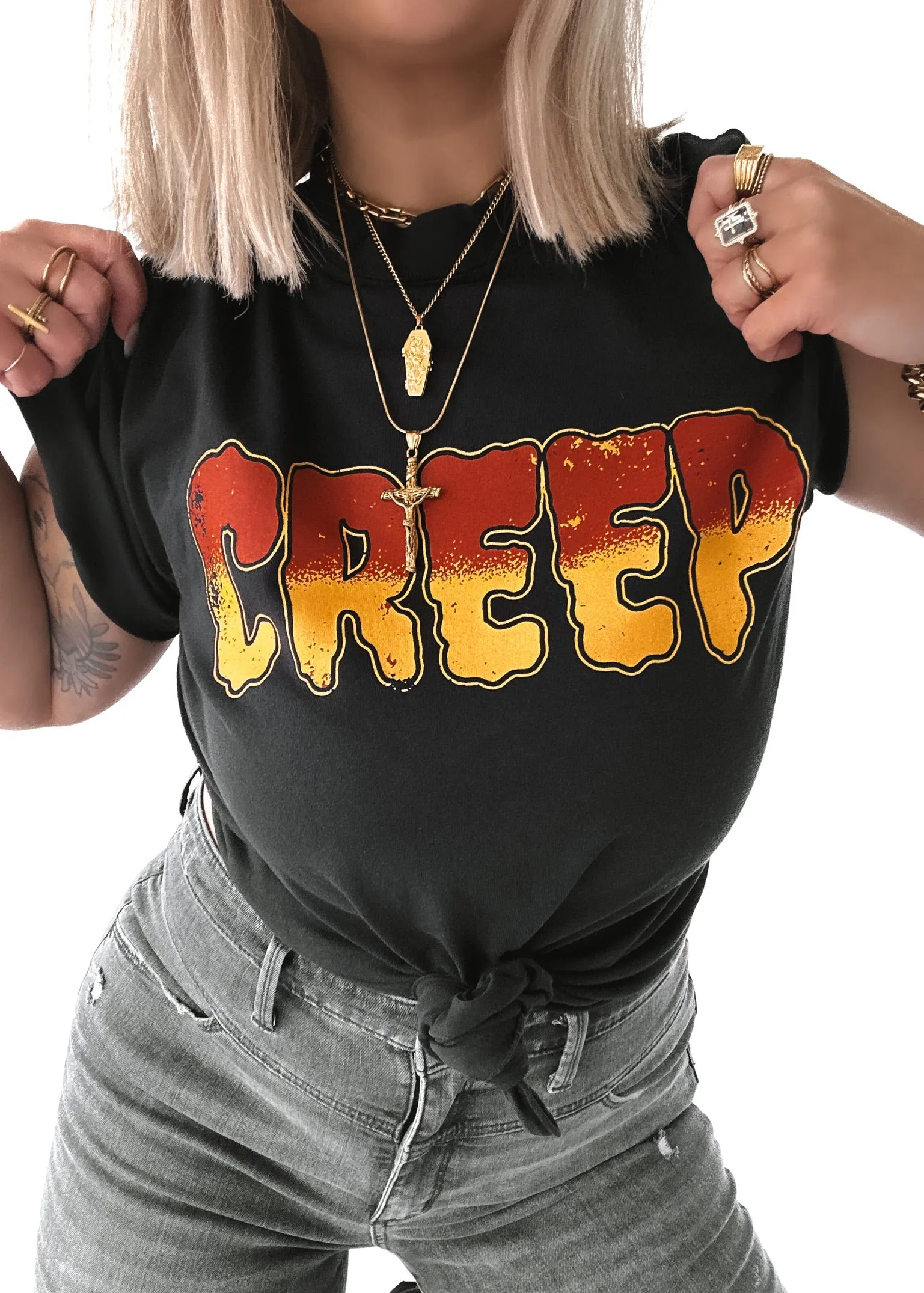 CREEP SIDE SLIT TEE