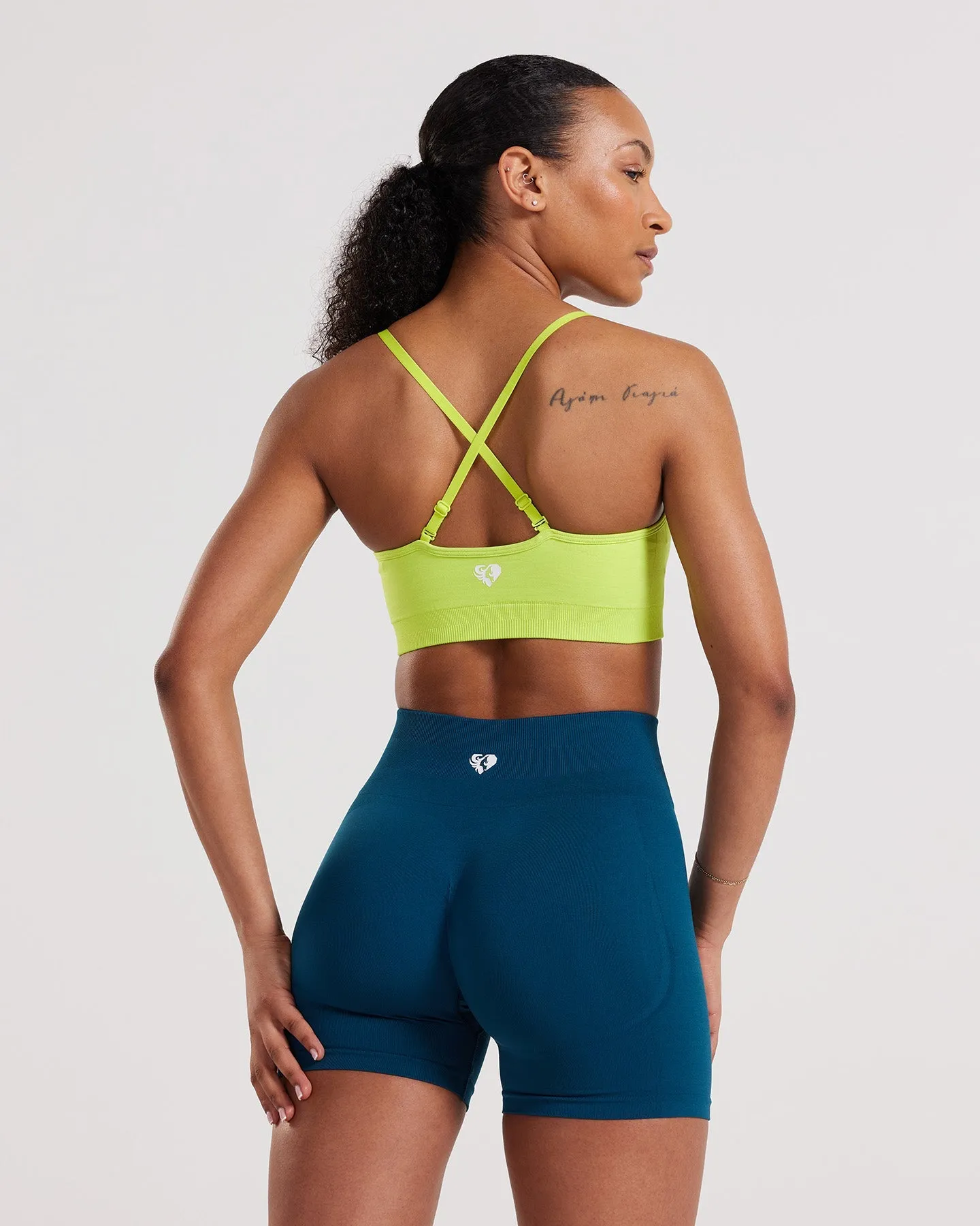 Define Scrunch Seamless Bralette | Cyber Lime