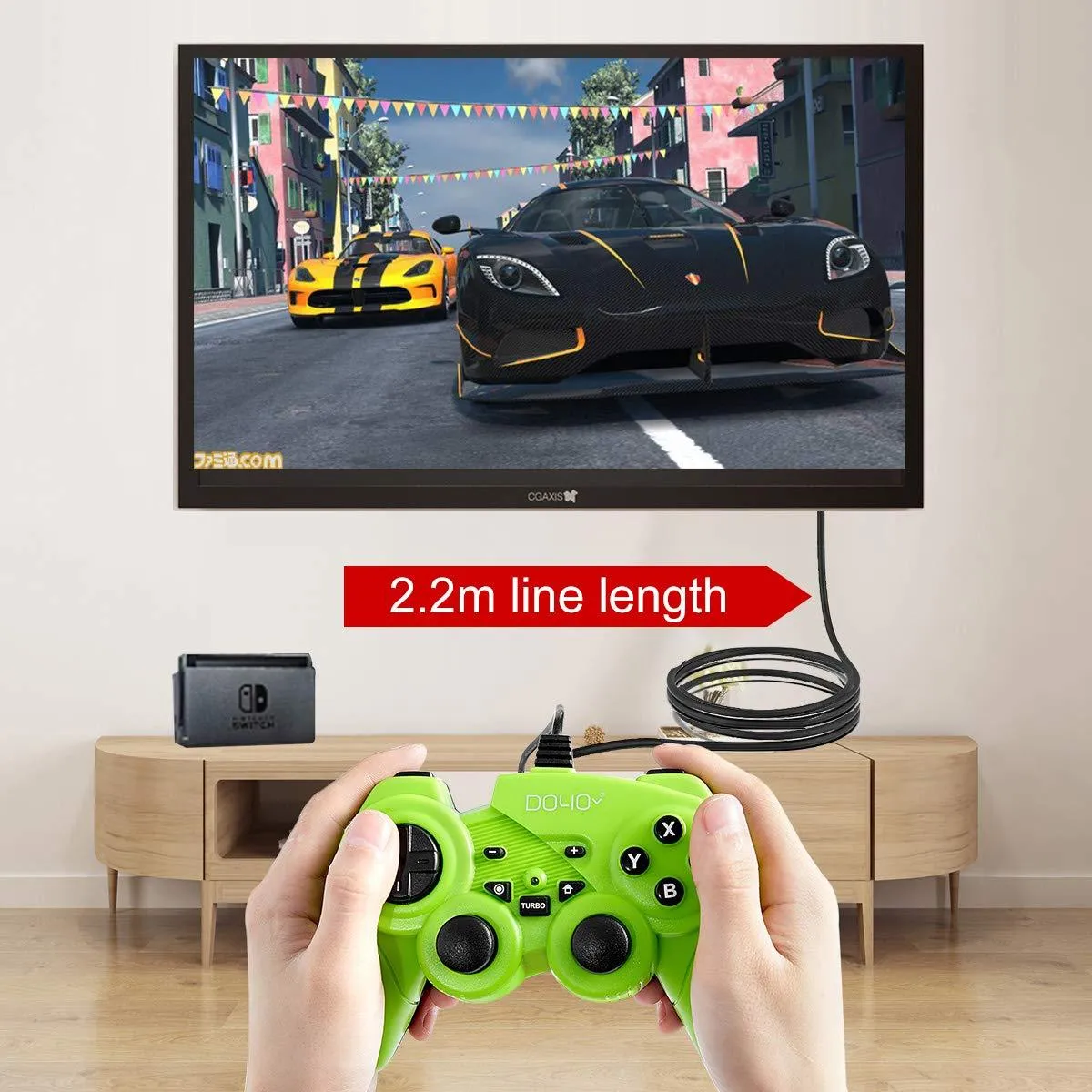 DOYO 2PCS USB gamepad Controller for Nintendo Switch,PC,PC,Android,TV Wired gamepad controller