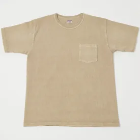 Dubbleworks Heavy Fabric Pigment Pocket Tee - Beige