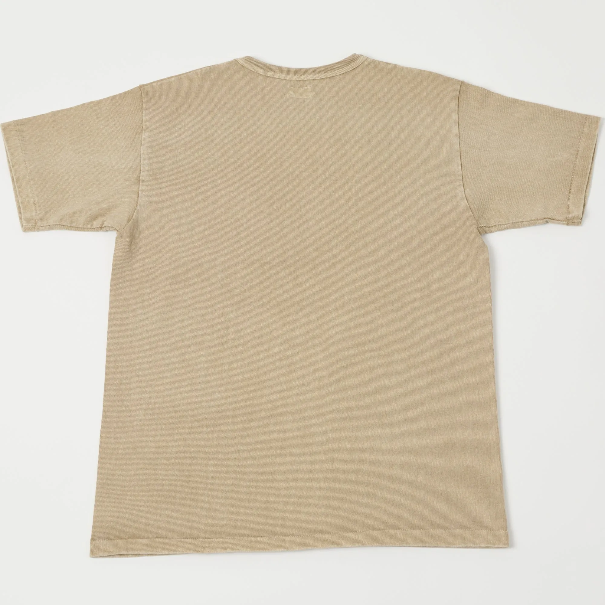 Dubbleworks Heavy Fabric Pigment Pocket Tee - Beige