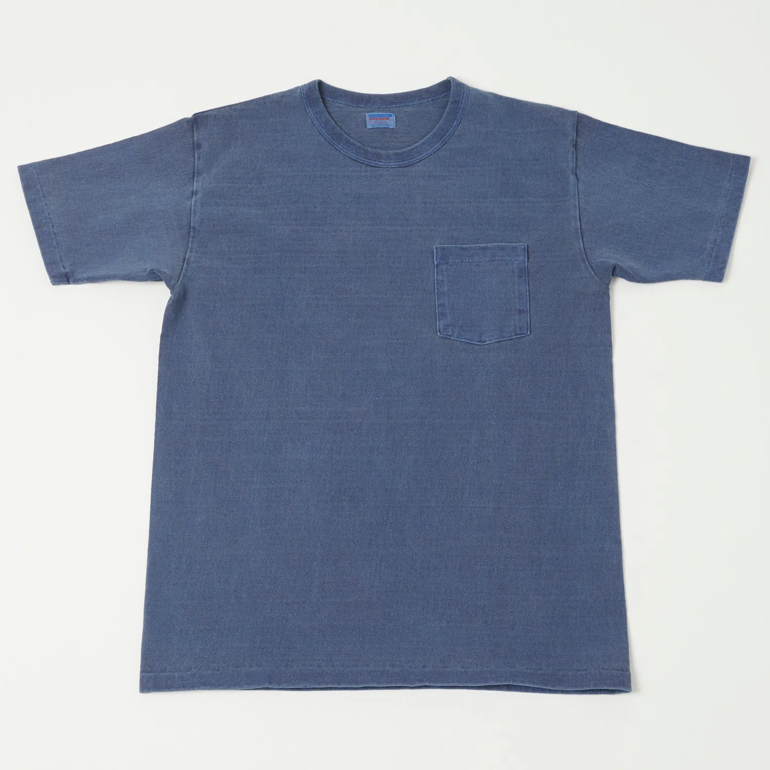 Dubbleworks Heavy Fabric Pigment Pocket Tee - Indigo Blue