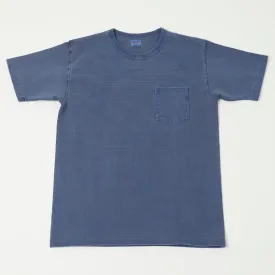 Dubbleworks Heavy Fabric Pigment Pocket Tee - Indigo Blue