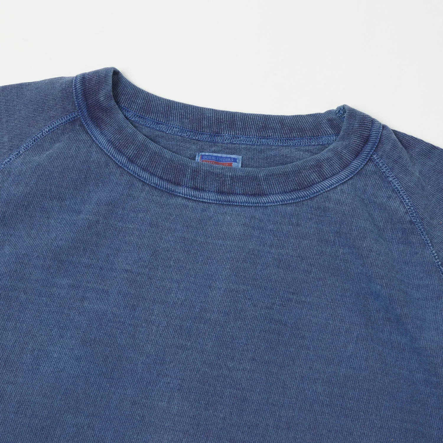 Dubbleworks Heavy Fabric Pigment Raglan Tee - Indigo Blue