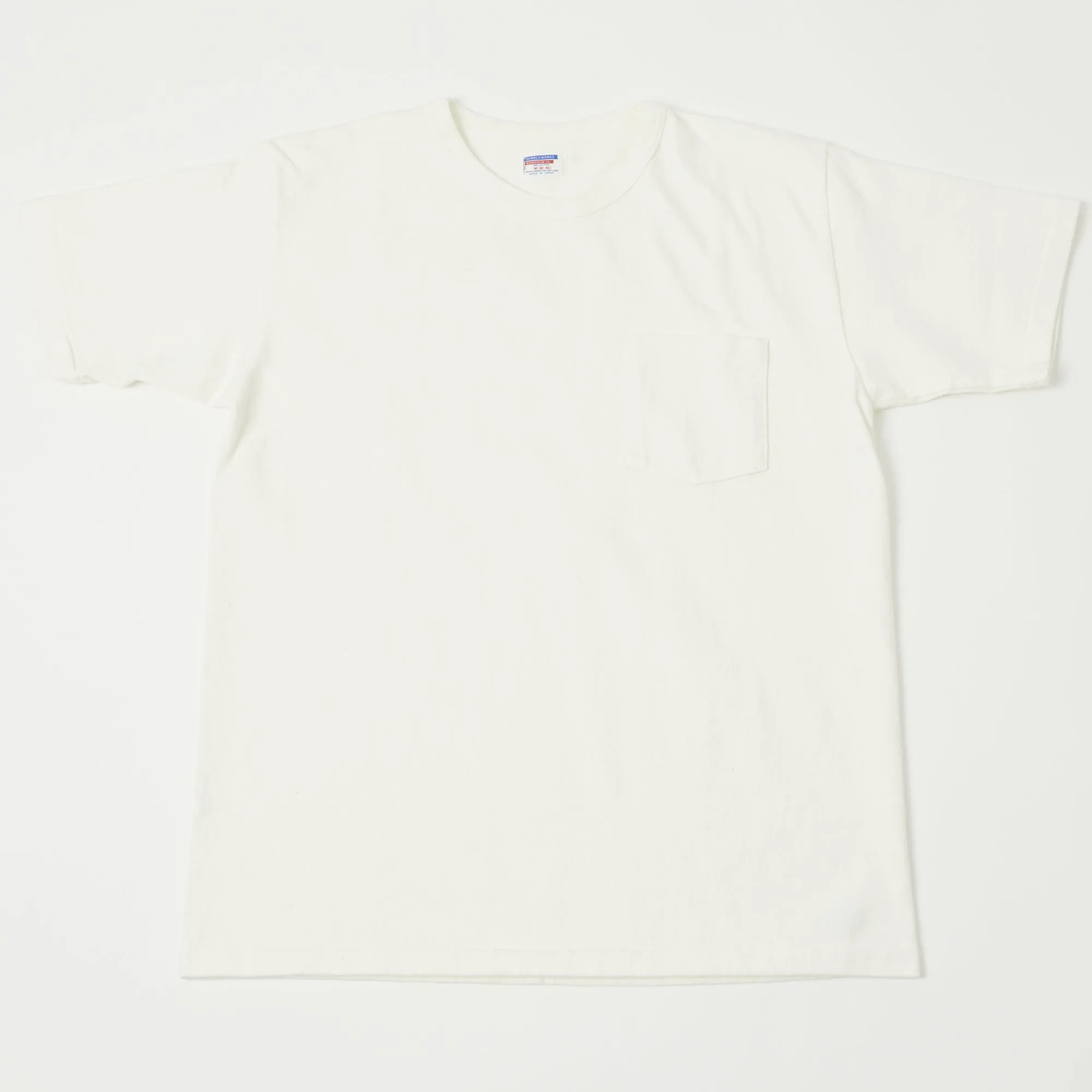 Dubbleworks Heavy Fabric Pocket Tee - Off White