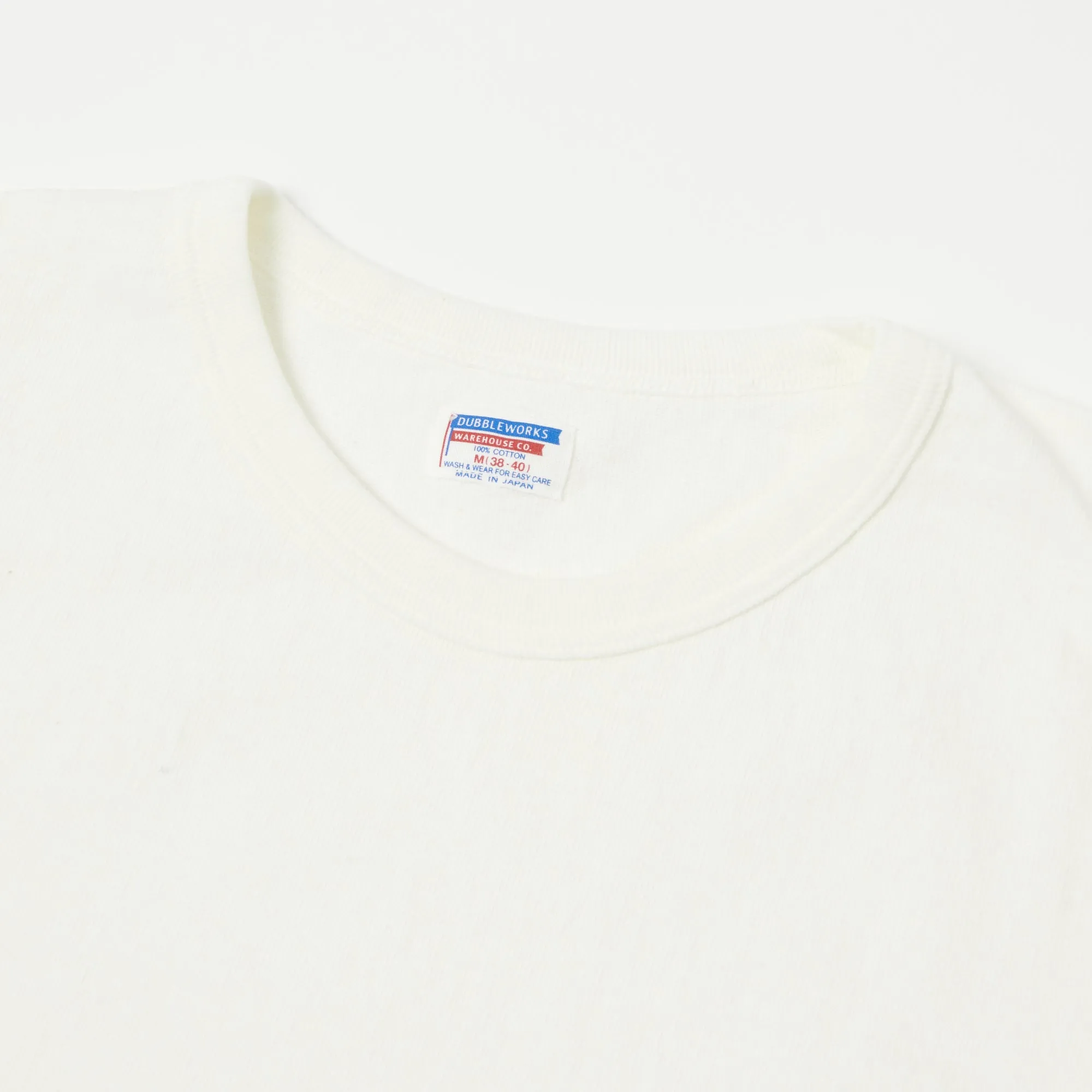 Dubbleworks Heavy Fabric Pocket Tee - Off White