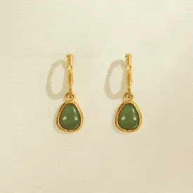 Elara Green Earrings