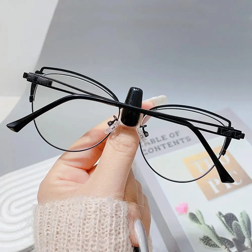 Fashion High Quality Metal Blue Light Blocking Fashion Women Computer Eyeglasses Optical Spectacle Eye Protection Glass Eyewear