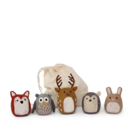 Felted Forest Animals (Set of 5) by Én Gry & Sif