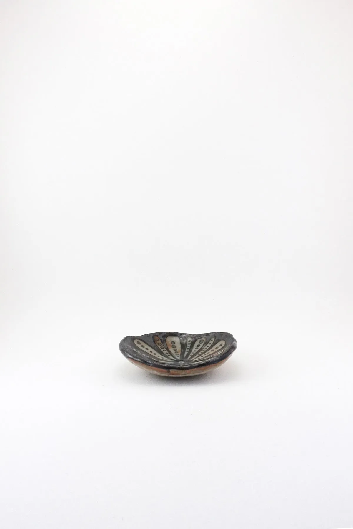 Floral Dish, Painted - Small