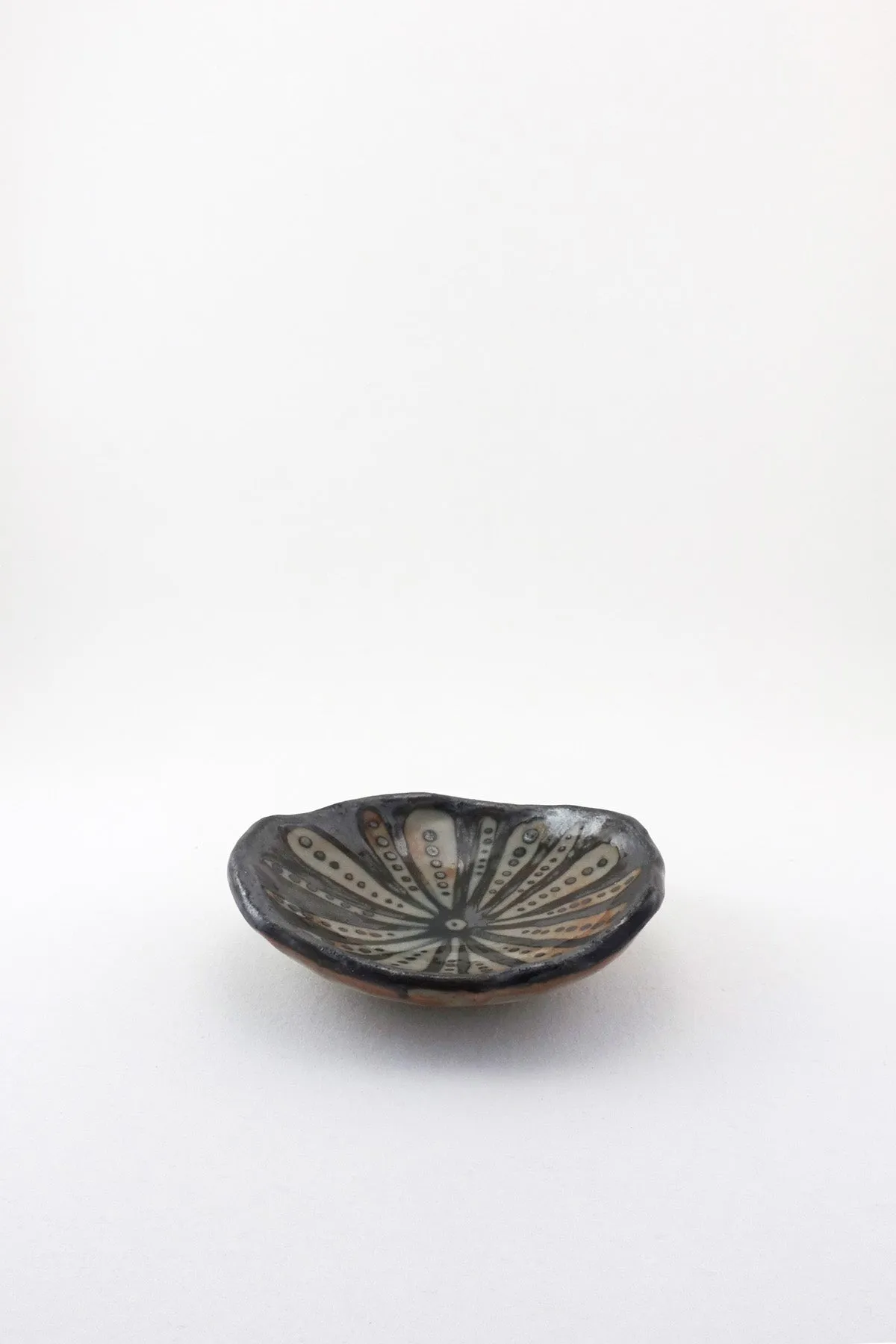 Floral Dish, Painted - Small