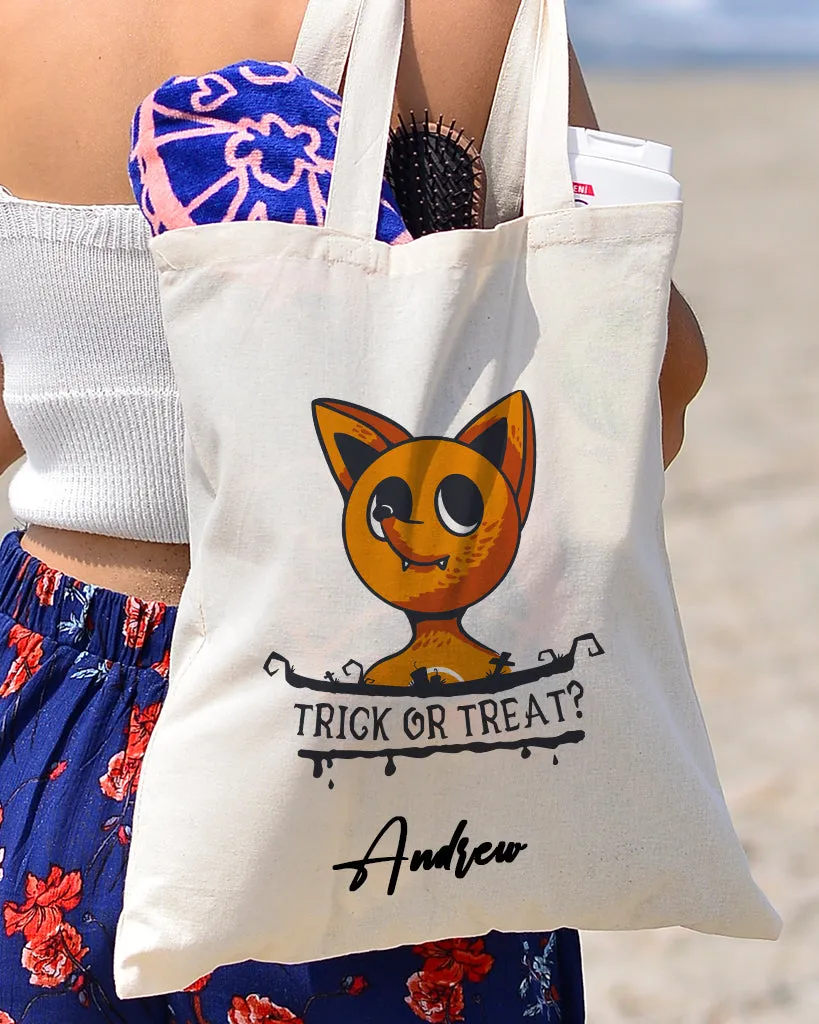 Fox Trick or Treat? - Halloween Tote Bags