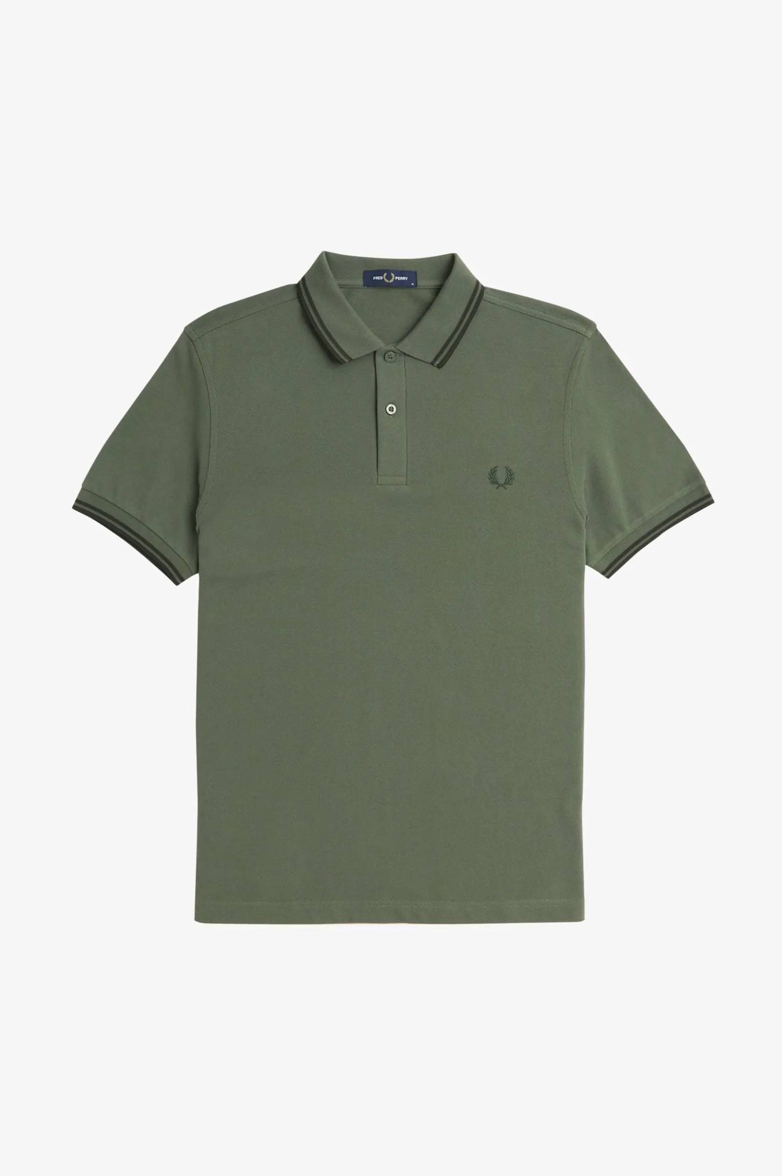 Fred Perry Polo Laurel Wreath Green / Night Green / Night Green