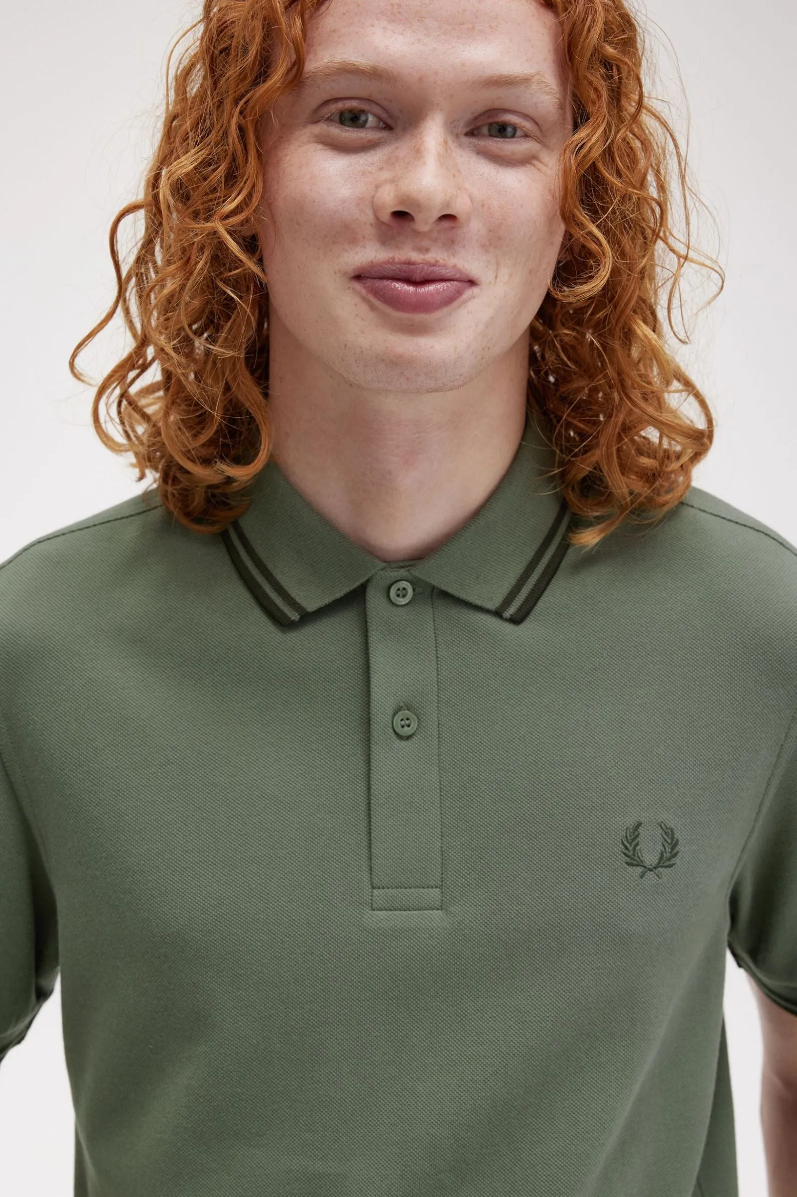 Fred Perry Polo Laurel Wreath Green / Night Green / Night Green