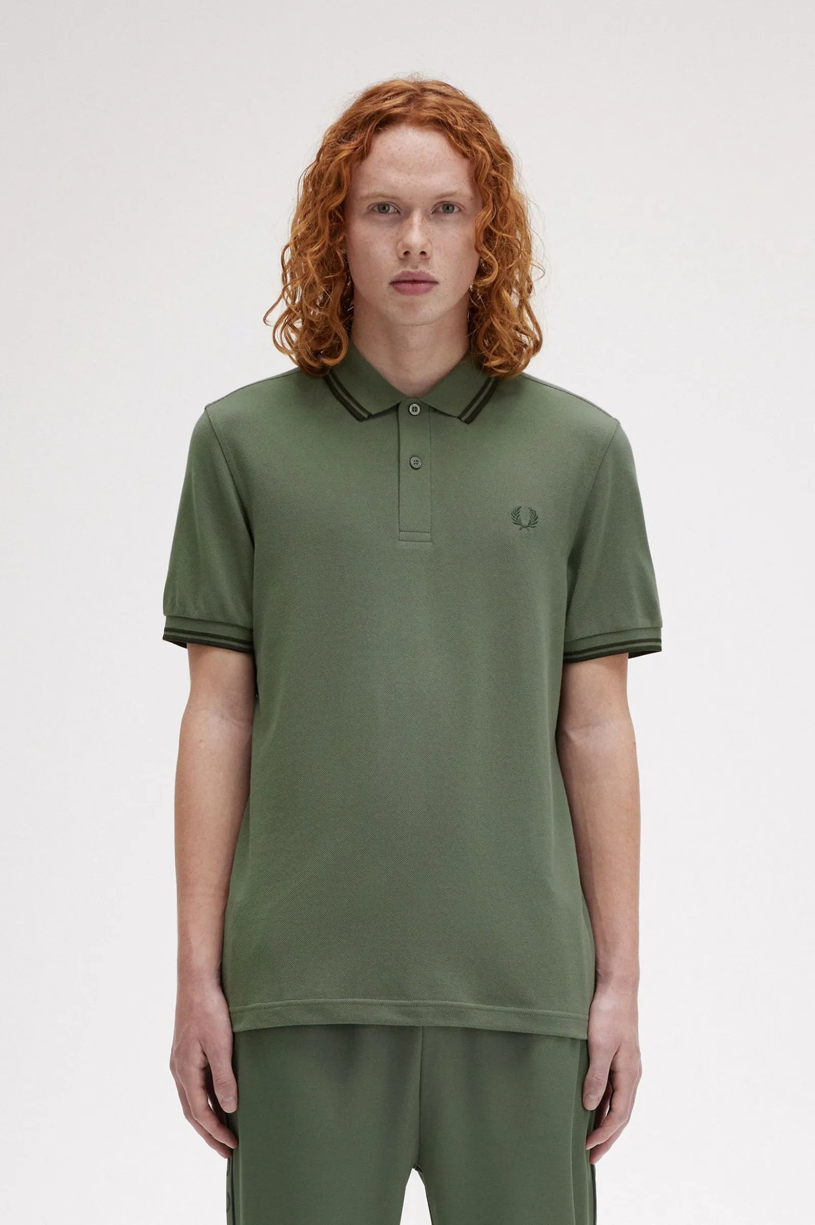 Fred Perry Polo Laurel Wreath Green / Night Green / Night Green