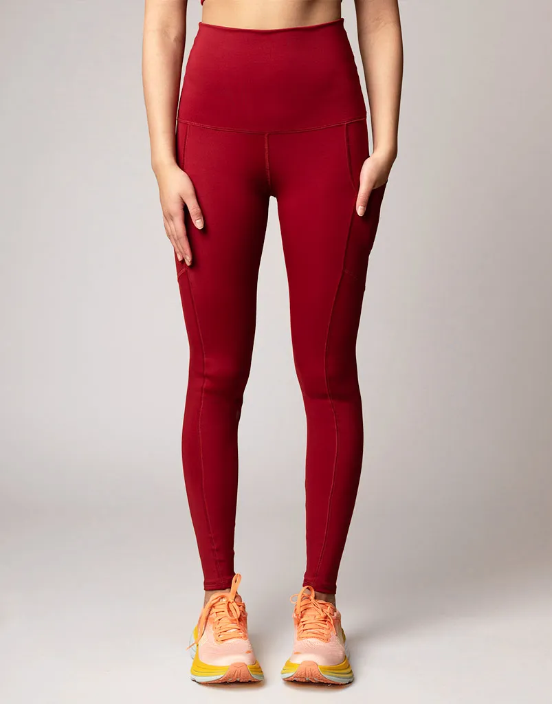 Freestyle Pocket Legging Cranberry