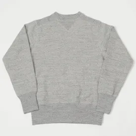 Freewheelers 2224005 Set in Sleeve Sweatshirt - Mix Grey