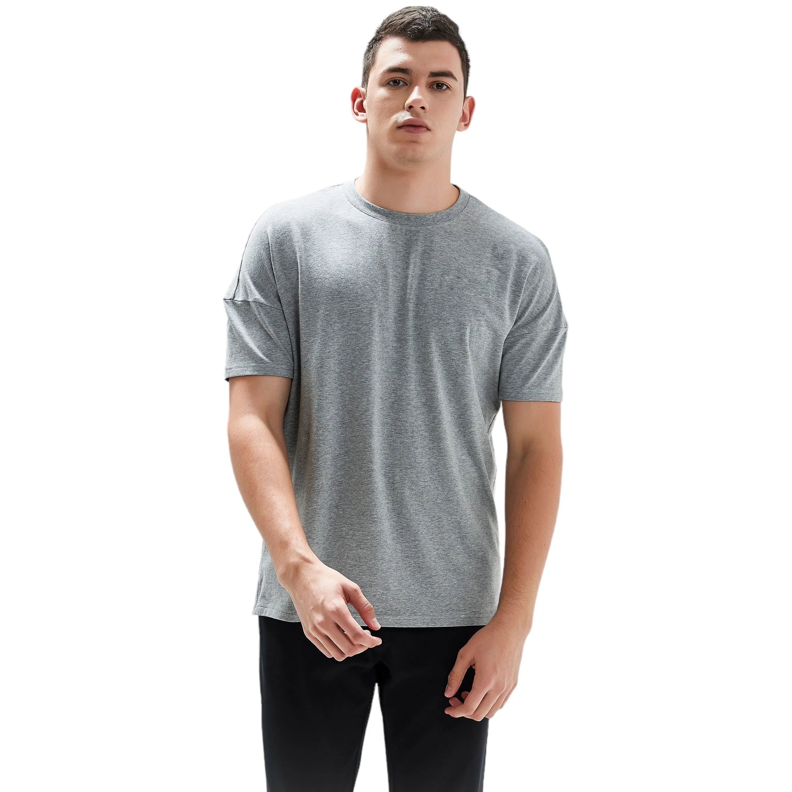 Fresh Pond Fashion Tee 2.0 - Grey with black Stripe