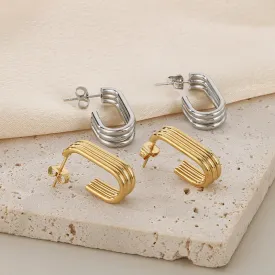 Geometric Hoop Earrings