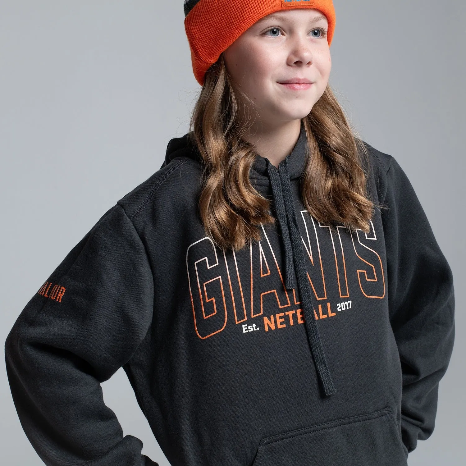 GIANTS Netball Charcoal Hoodie