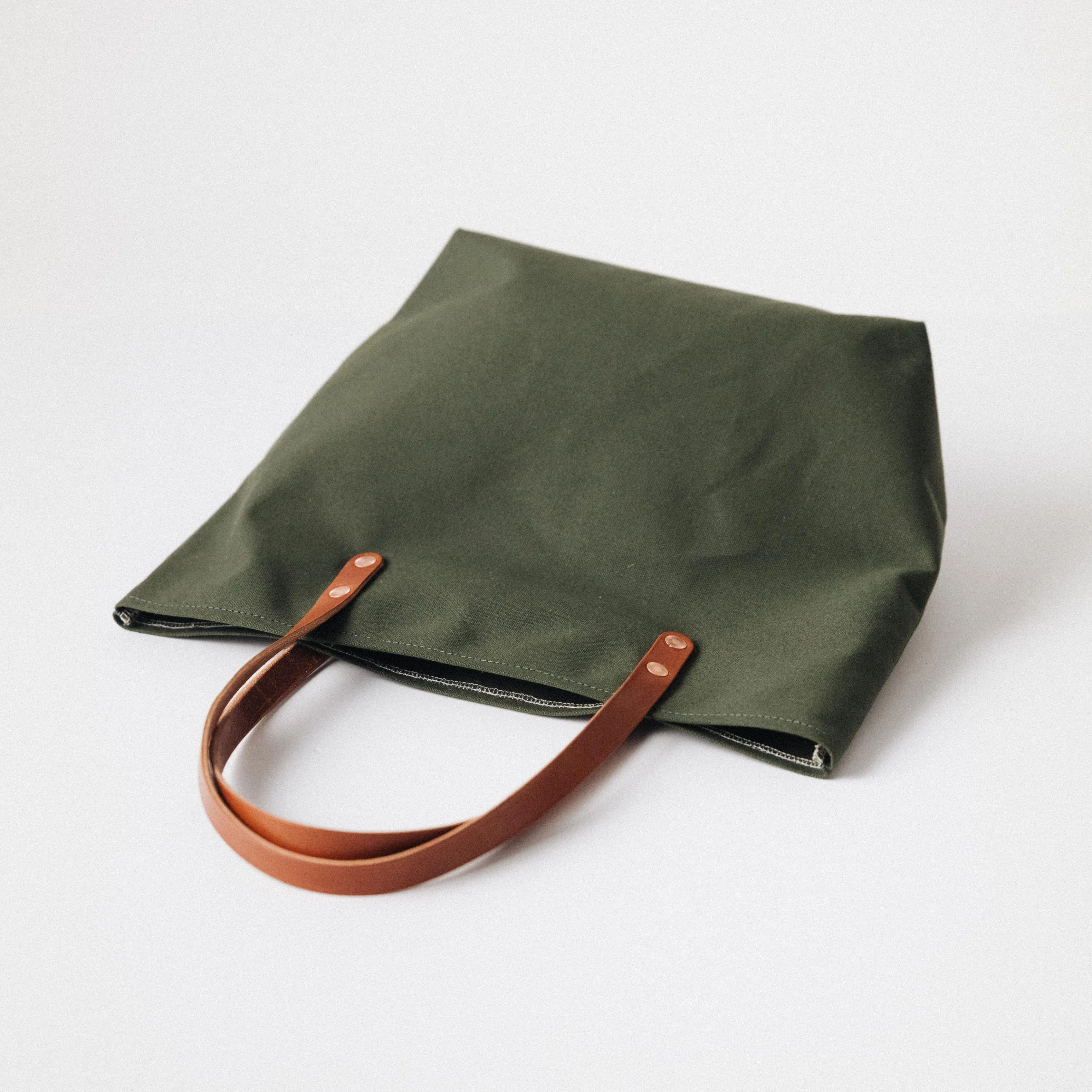 Green Canvas Tote