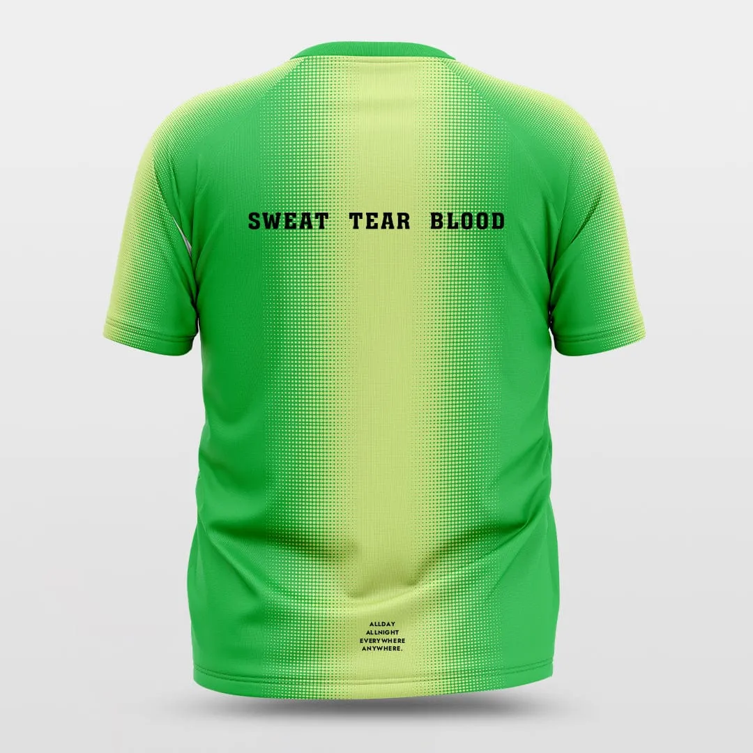 Green Tongue - Customized Baggy Shoulder Short Sleeve Jersey