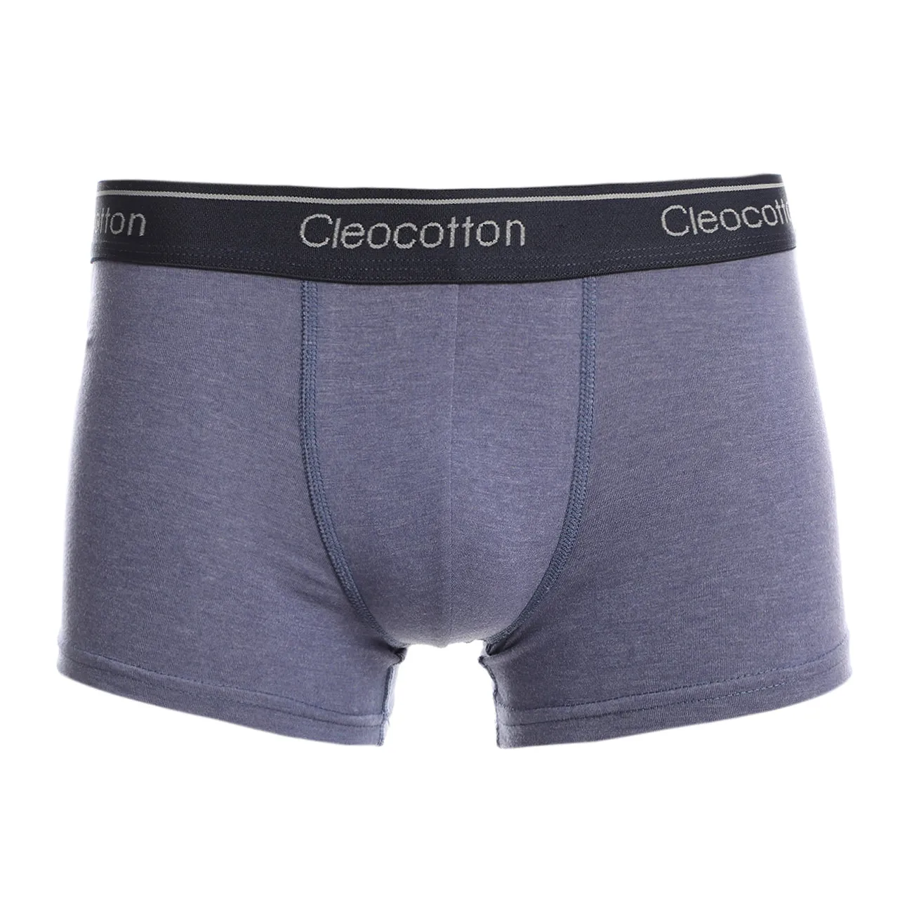 H. BLUE CLEOCOTTON PREMIUM COTTON RICH STRETCH BOXER BRIEF - 4 PK