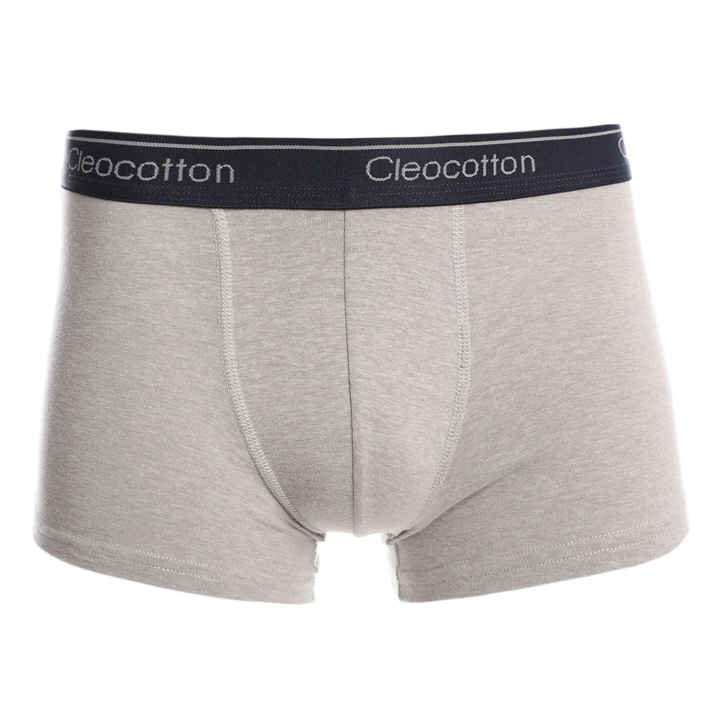 H. GREY CLEOCOTTON PREMIUM COTTON RICH STRETCH BOXER BRIEF - 4 PK