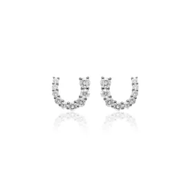 Horseshoe Diamond Earrings