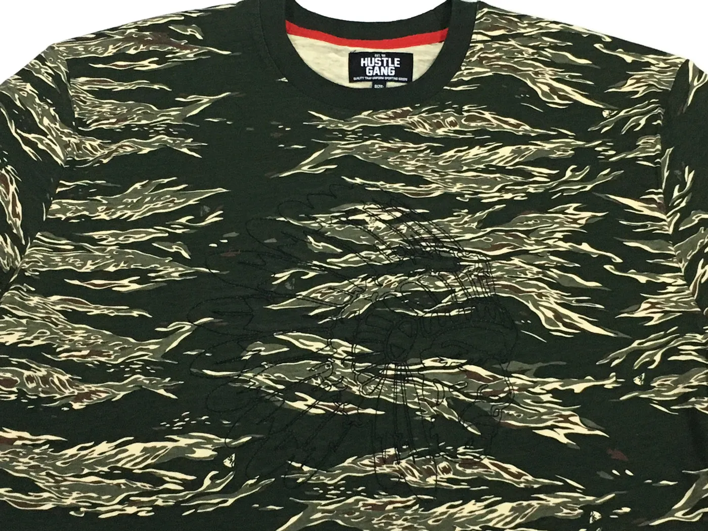 Hustle Gang Warpath Camo Knit Tee