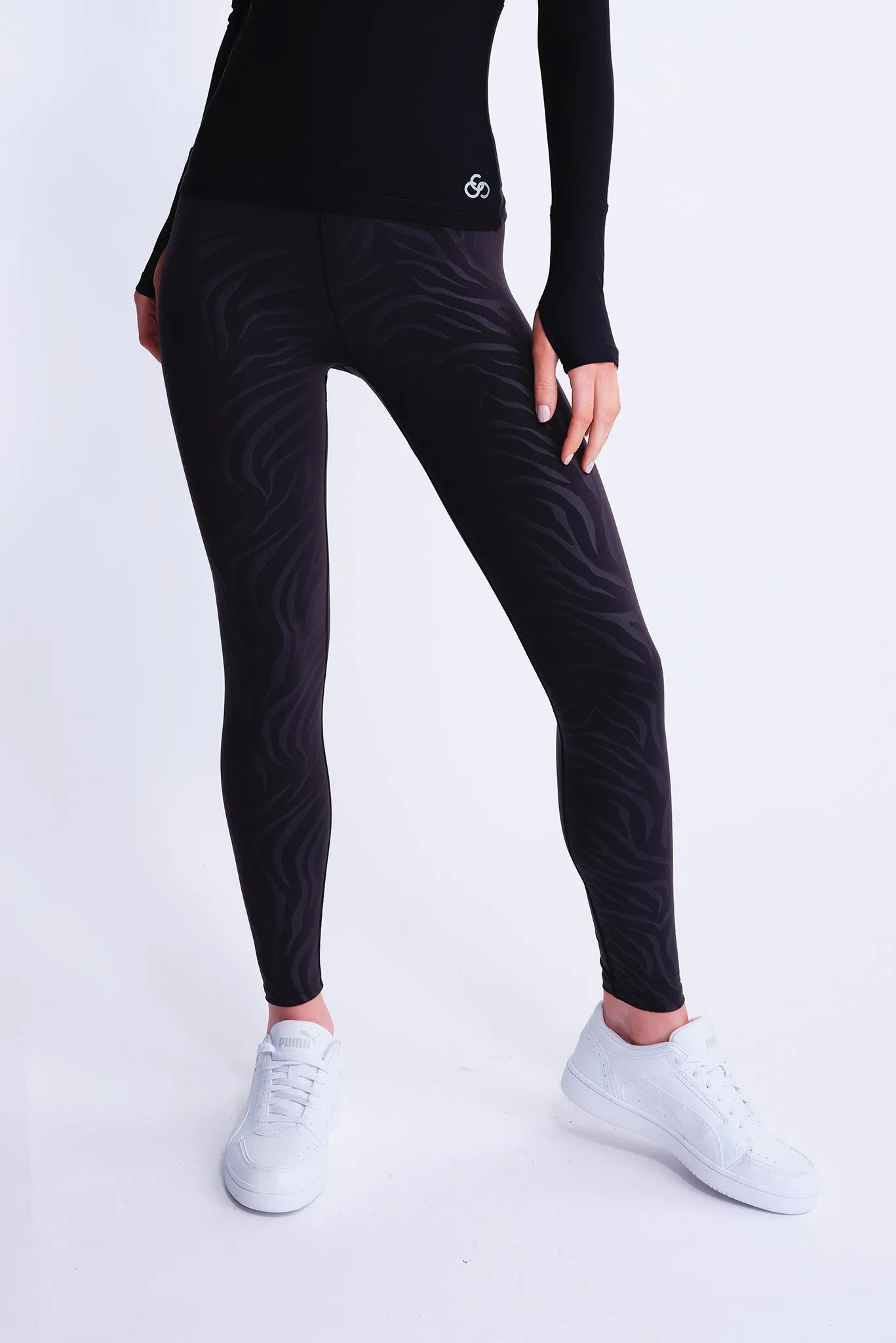 Iconic Zebra Off-Ice Leggings