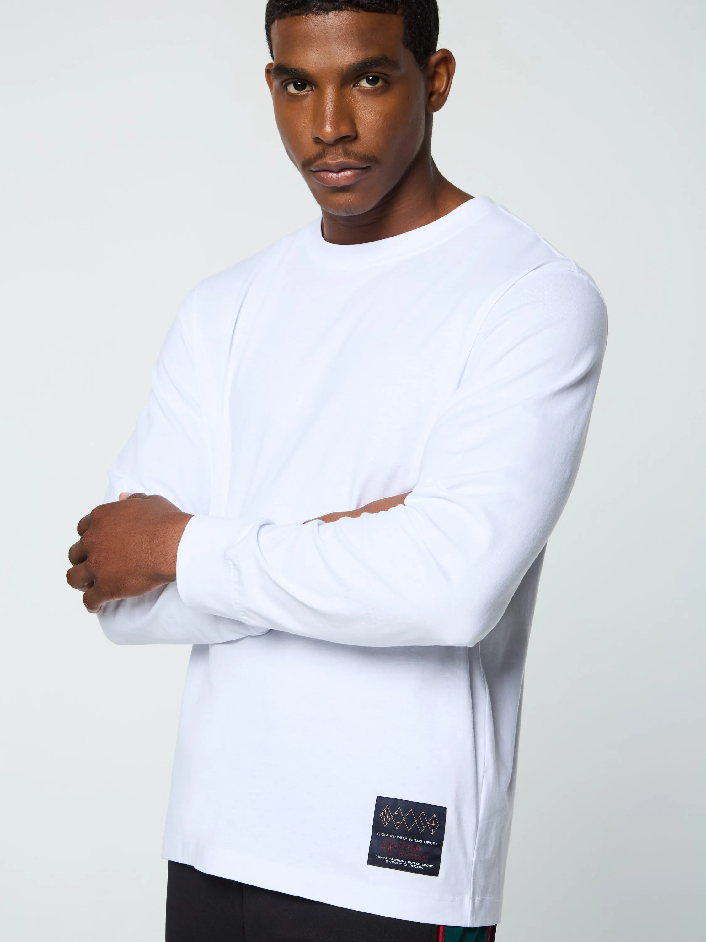 Inverno Long Sleeve T-Shirt- Brilliant White