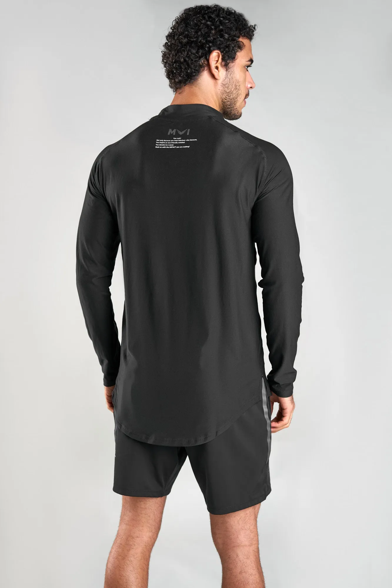 J004MI Recycled Polyester High Neck Sport Top