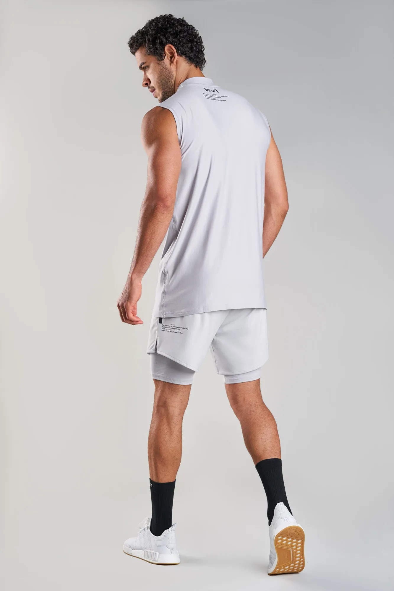 J011MI Recycled Nylon 2in1 Sporty Shorts