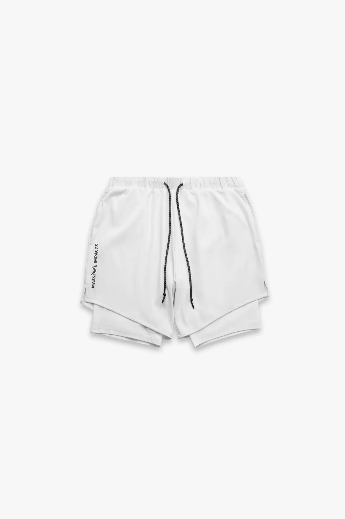 J011MI Recycled Nylon 2in1 Sporty Shorts