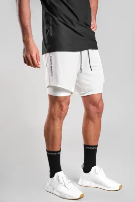 J011MI Recycled Nylon 2in1 Sporty Shorts