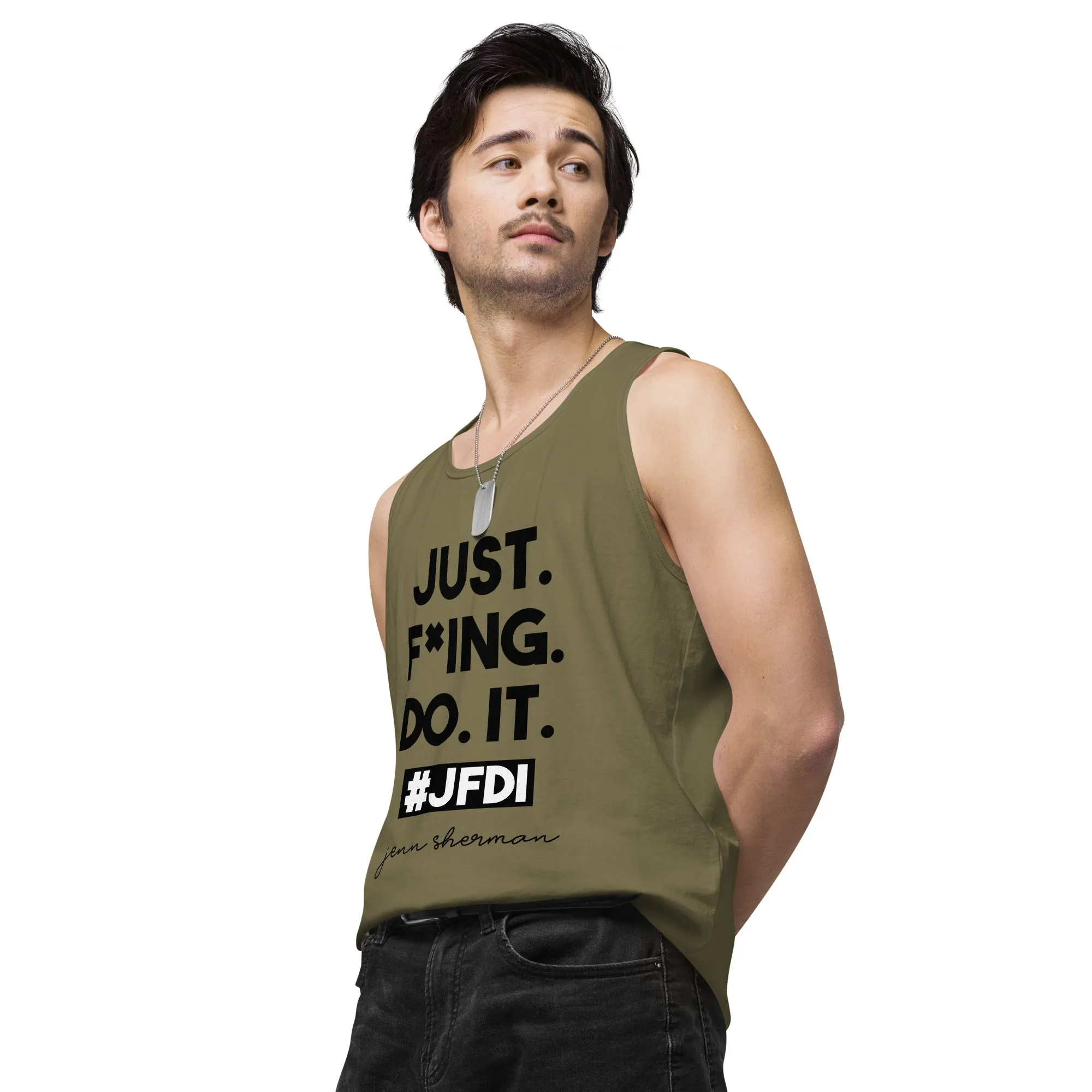 JDFI Jenn Sherman Just F*ING DO IT Mens Tank Top