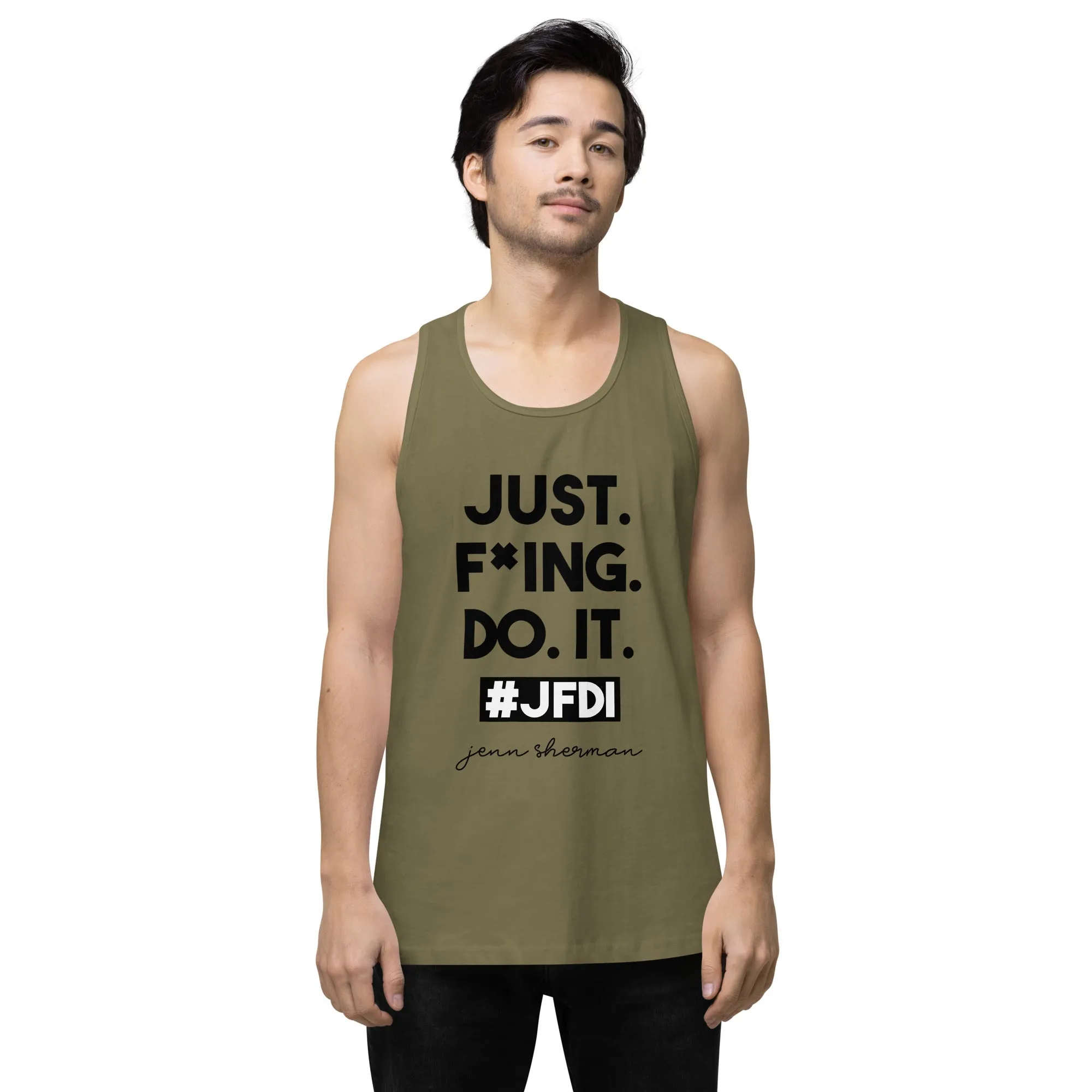 JDFI Jenn Sherman Just F*ING DO IT Mens Tank Top