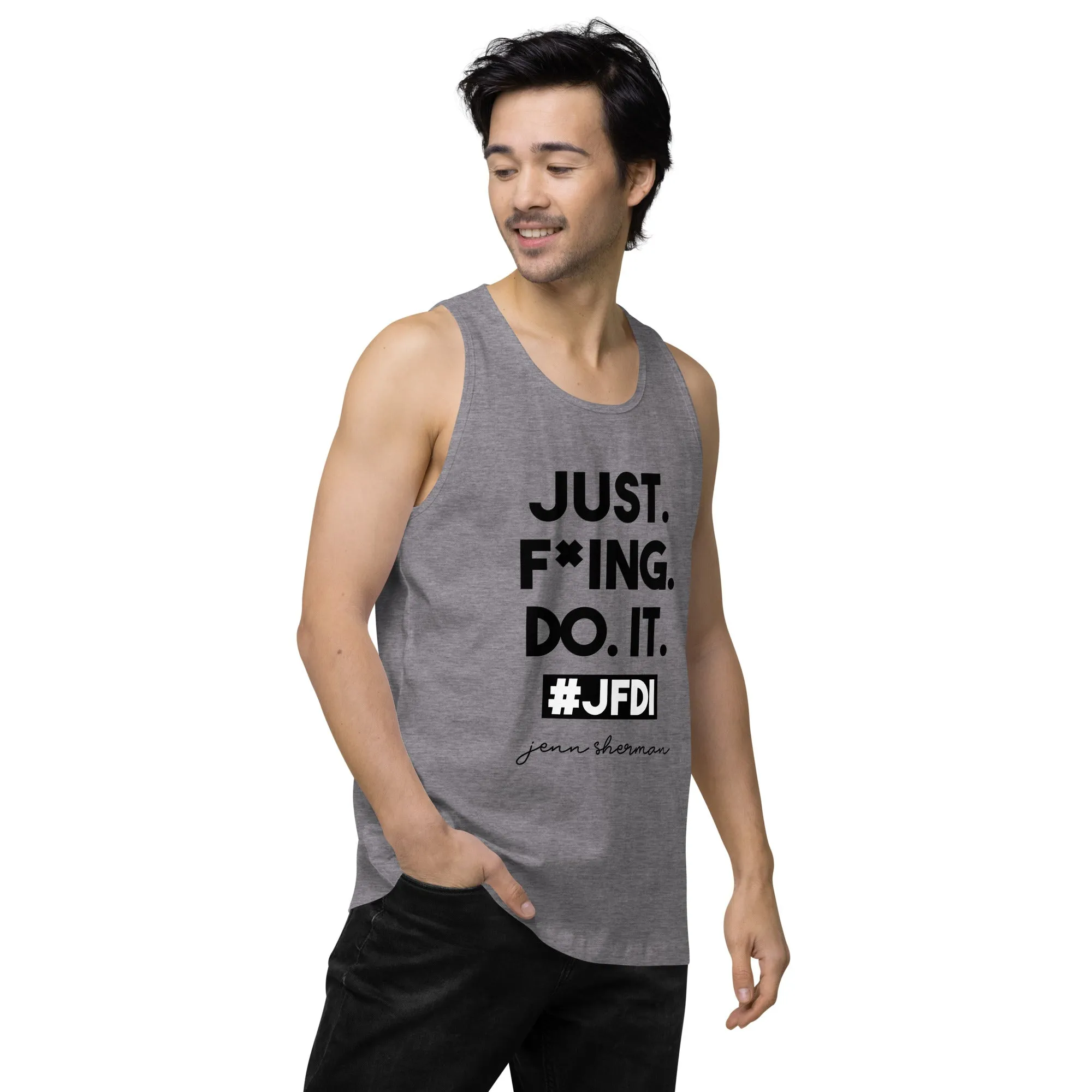 JDFI Jenn Sherman Just F*ING DO IT Mens Tank Top