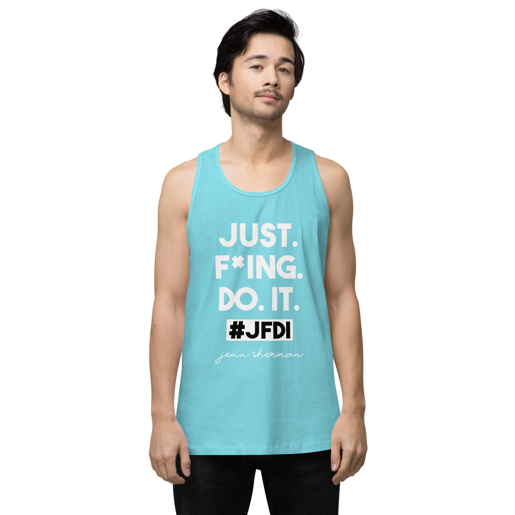 JDFI Jenn Sherman Just F*ING DO IT Mens Tank Top