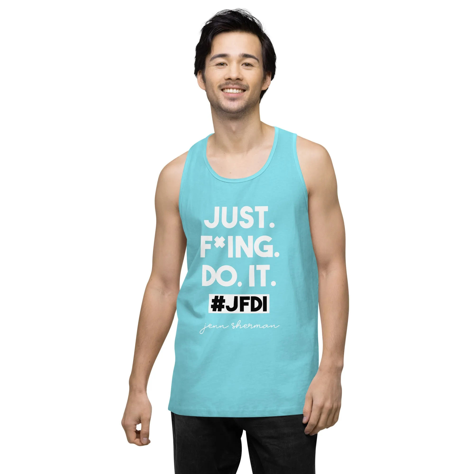 JDFI Jenn Sherman Just F*ING DO IT Mens Tank Top