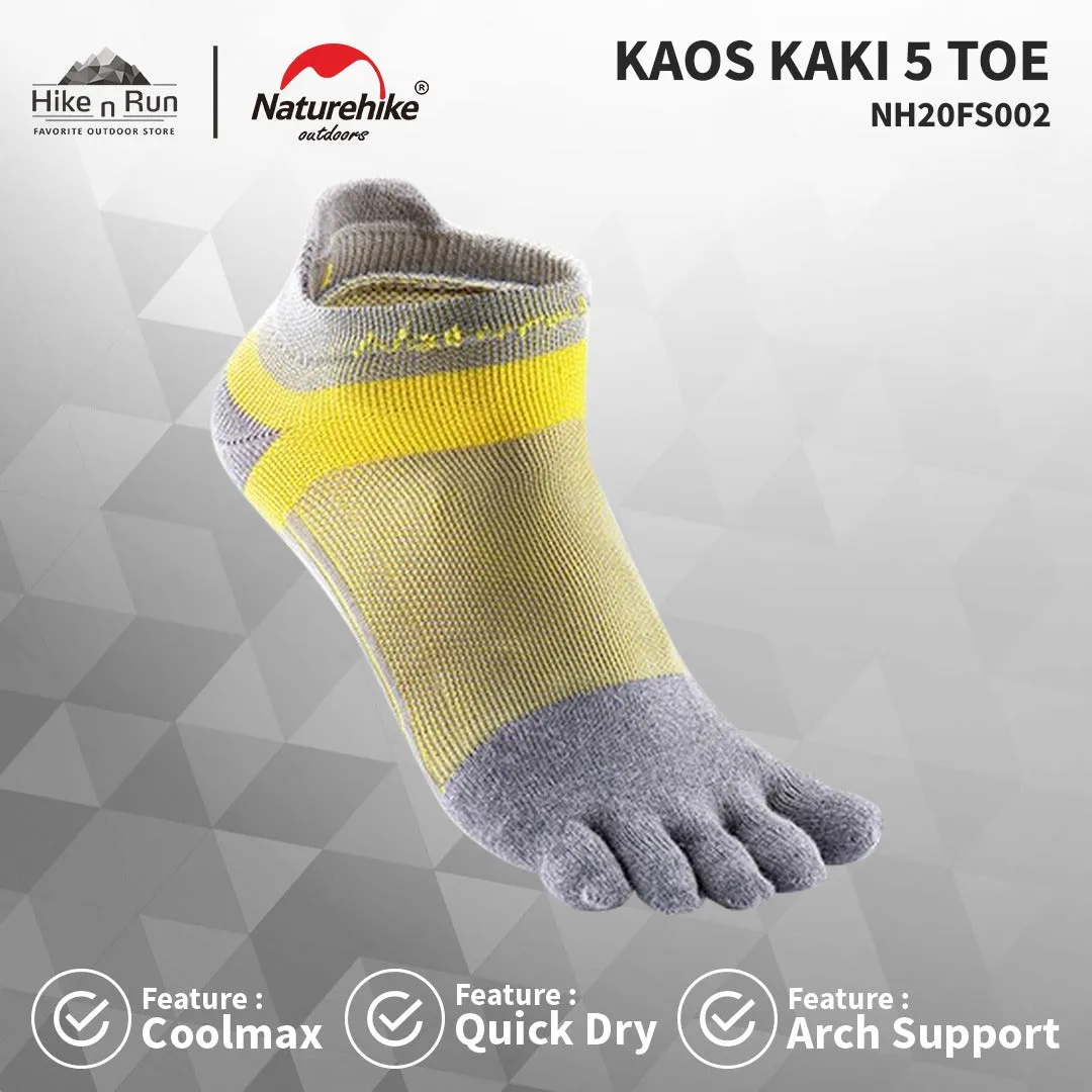 Kaos Kaki Naturehike NH20FS002 Running 5 Toe Socks