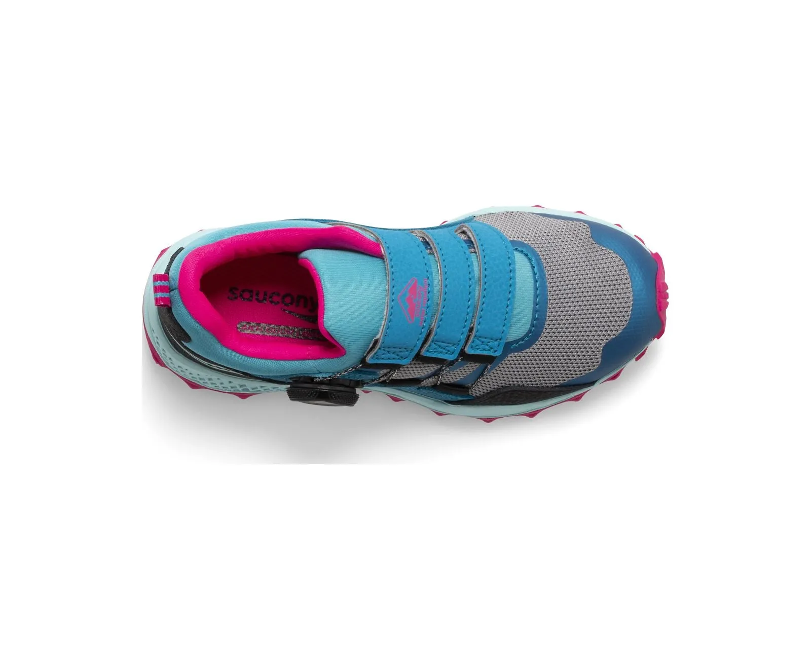 KID'S PEREGRINE 12 SHIELD BOA - TURQ/PINK