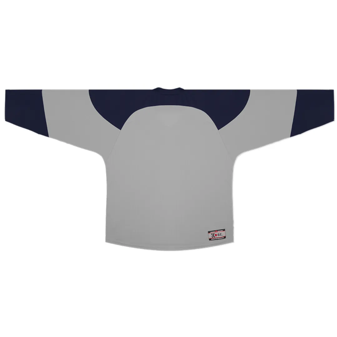 Kobe XJ5 Grey/Navy/White Midweight League Hockey Jersey