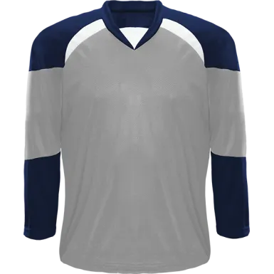 Kobe XJ5 Grey/Navy/White Midweight League Hockey Jersey