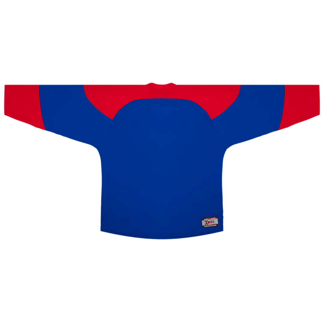 Kobe XJ5 Royal Blue/Red/White Midweight League Hockey Jersey