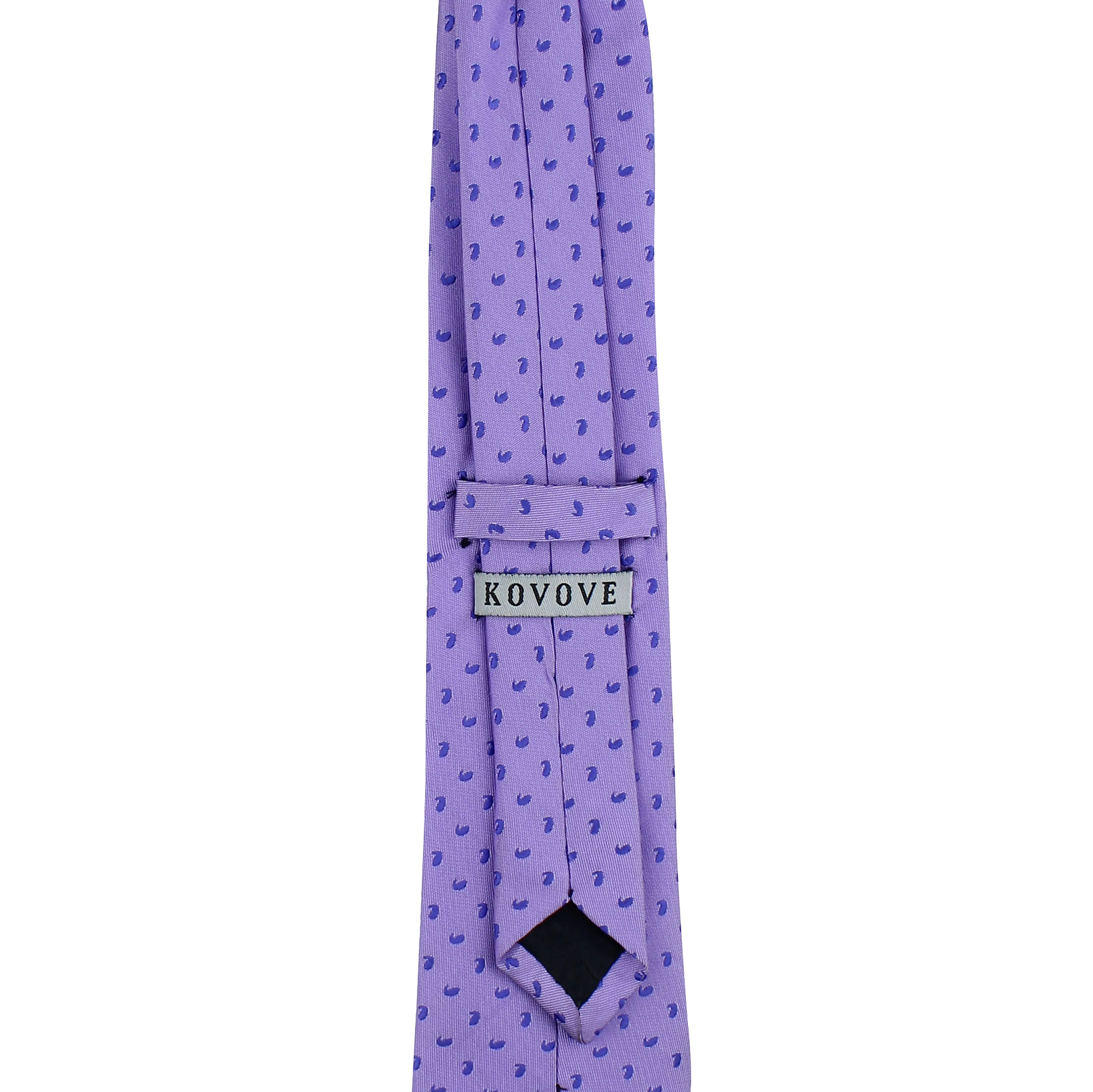 Kovove Purple Abstract Neck Tie For Men