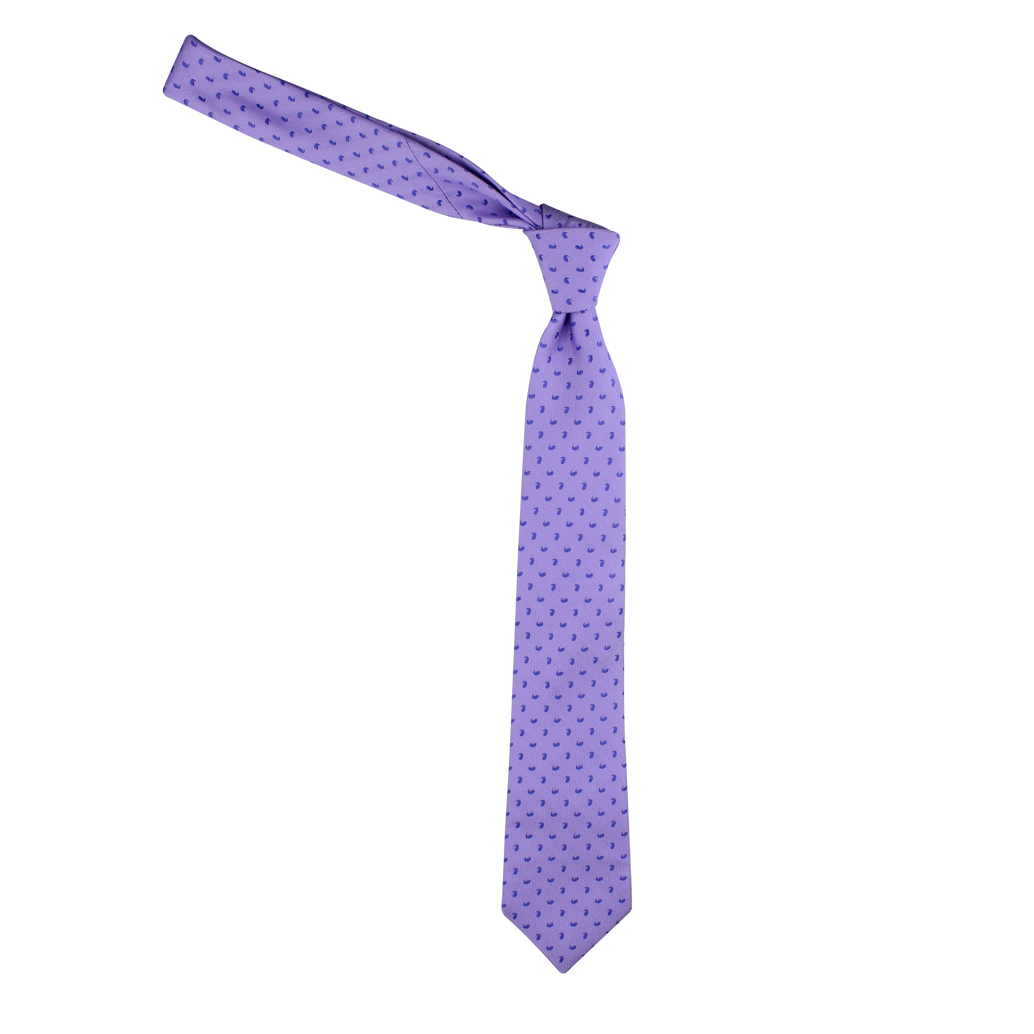 Kovove Purple Abstract Neck Tie For Men