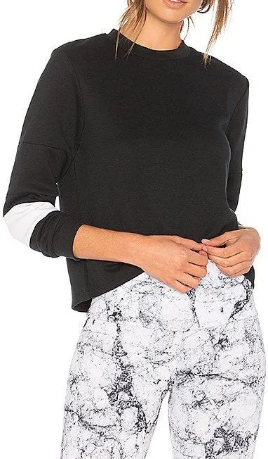 Last Chance! Onzie Hot Yoga Blocked Crew Neck Sweatshirt 3072